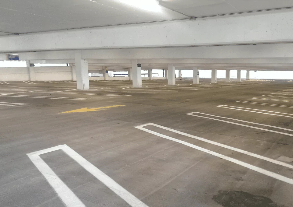 Indoor Parking Garage, Takoma Park, Maryland, USA