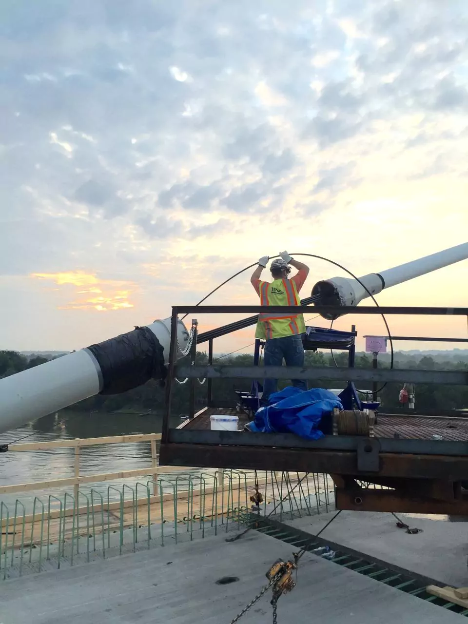 Ohio River Bridge Stay Cable Inspection by Freyssinet, Inc.