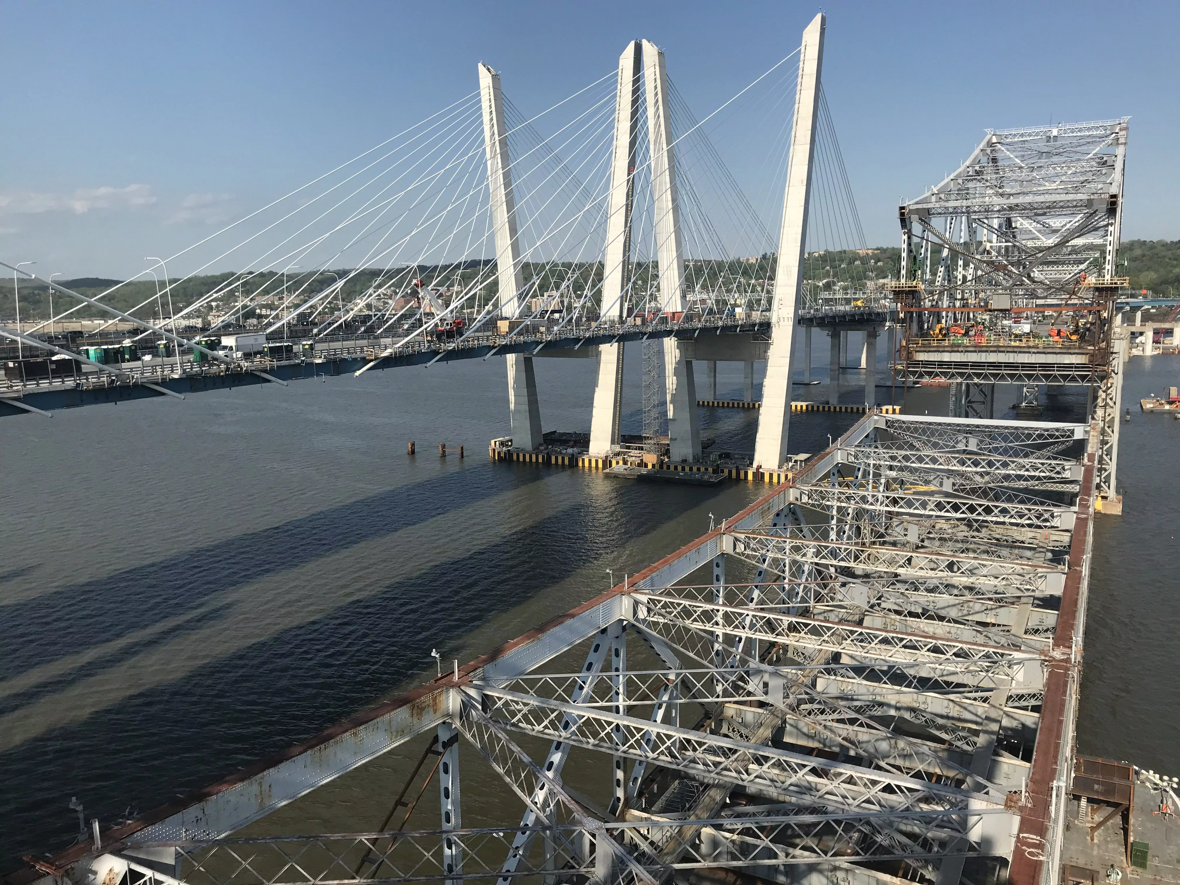 Tappan Zee Bridge Lowering - Over the Hudson River NY Freyssinet